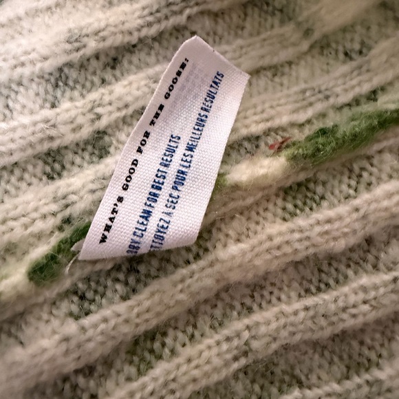 Leifsdottir Anthropologie Green Wool/Mohair Blend Knit Cardigan - Picture 10 of 11